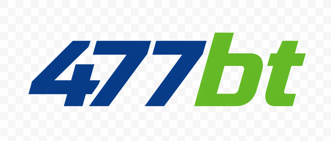 477bt ব্র্যান্ডের উজ্জ্বল লোগো